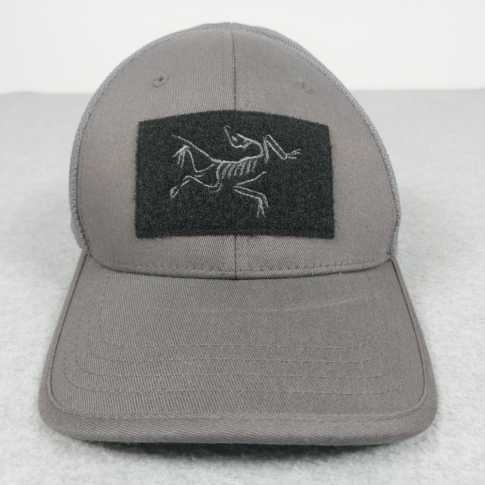 Arc'teryx Hat Mens S/M Gray LEAF BAC 2018 FlexFit Baseball Cap Tactical Outdoor